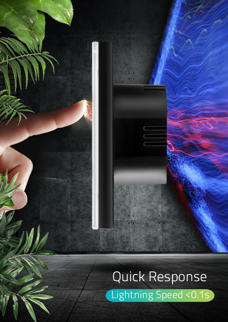 WIFI smart touch switch, Wireless Remote Control wifi Switch, Glass panel touch light Switch, Smart Sensor Wall light switch (15)