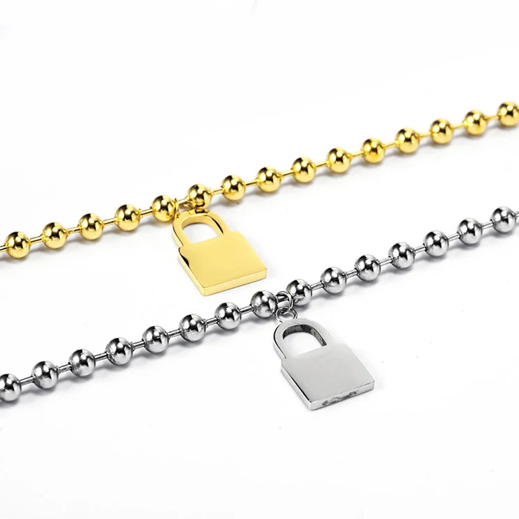 Череп тип личности jewelry Нержавеющая сталь браслет прелести сеть бусы кулон золотой браслет девушка подарок ювелирных изделий - Окраска металла: 0491