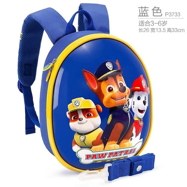 Оригинальная сумка Paw Patrol EVA для детского сада, школьная милая сумка для детей 2-6 лет, детские рюкзаки в форме игрушек, Щенячий патруль, Детская Подарочная игрушка на день рождения - Цвет: Цвет: желтый