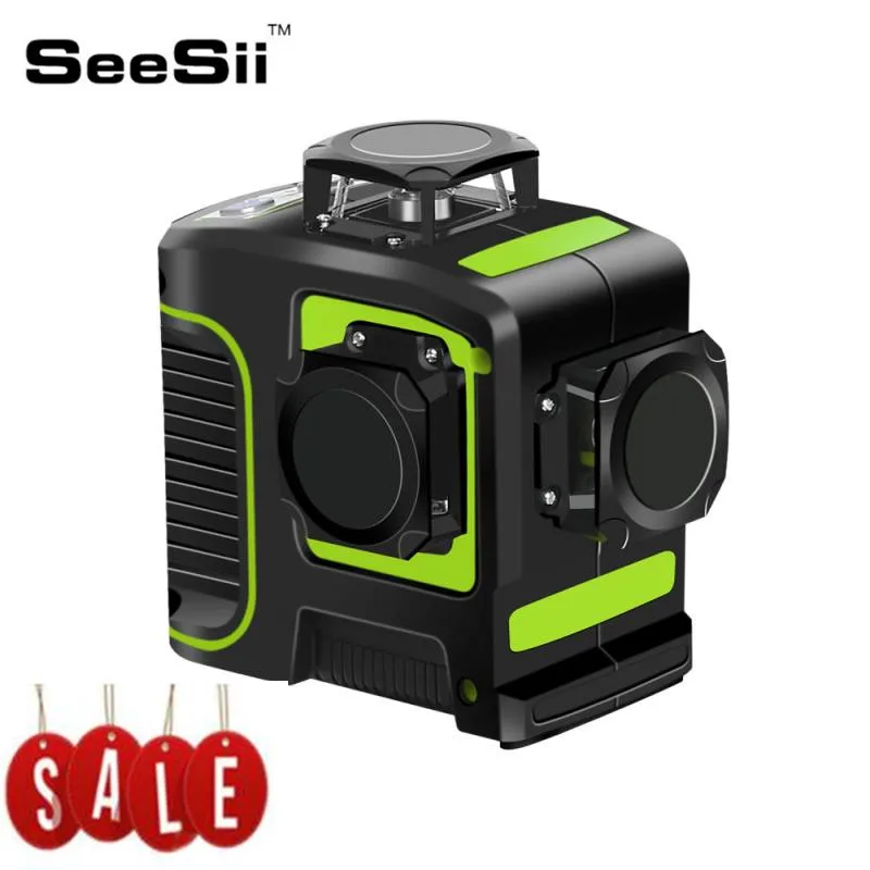 

12Lines 3D Green Laser Level Lines 360 Green Laser Levels Can Use Receiver Vertical Cross Super Powerful Green Laser Beam Line