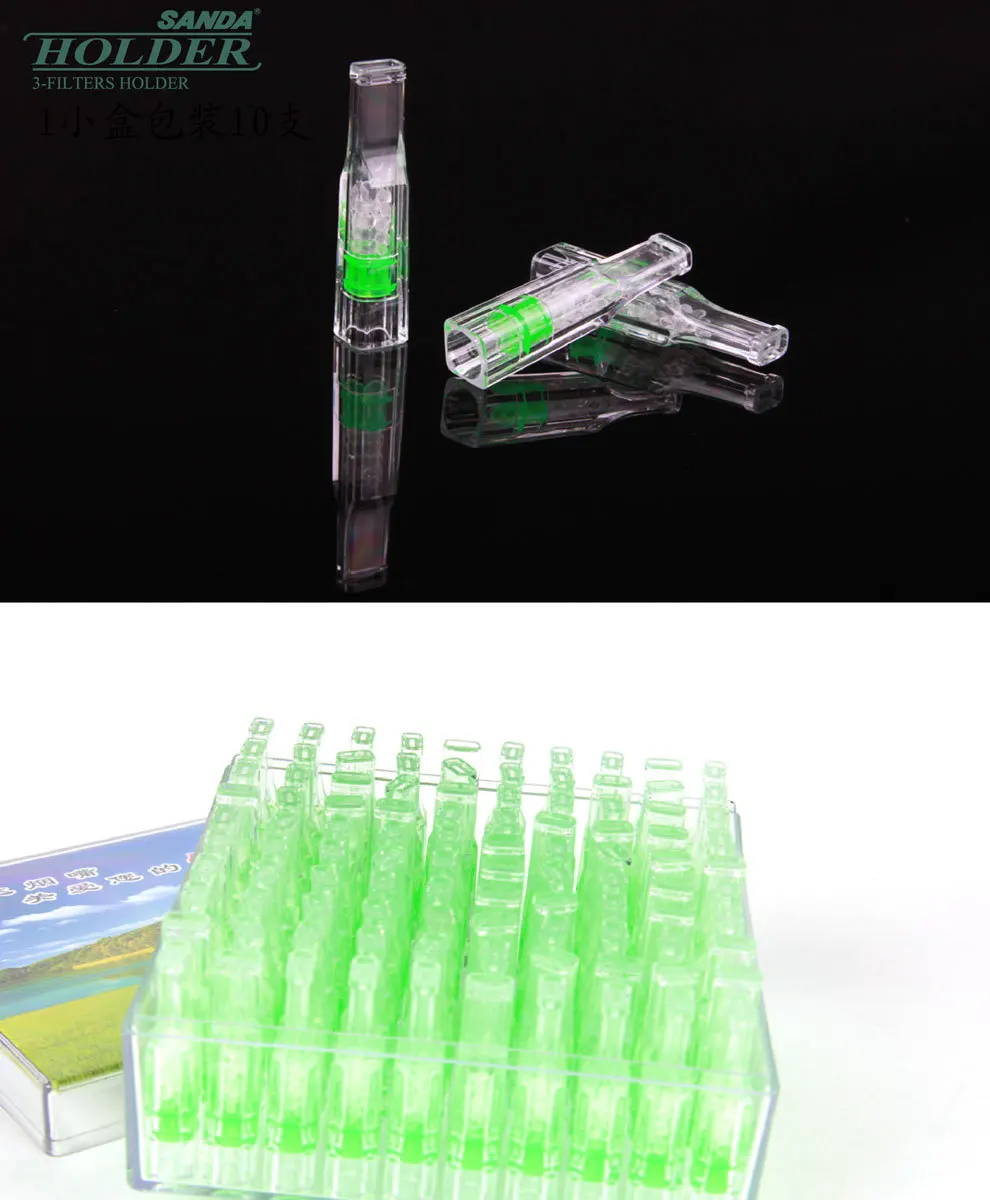 

500pcs High-Efficient Filtration resin Disposable Cigarette filter tip tobacco Ash Filter holder herb Smoking Pipe Healthy Gift
