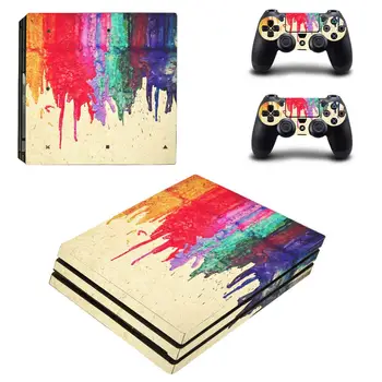 

Custom Design PS4 Pro Skin Sticker Decal Vinyl for Sony Playstation 4 Console and 2 Controllers PS4 Pro Skin Stickers