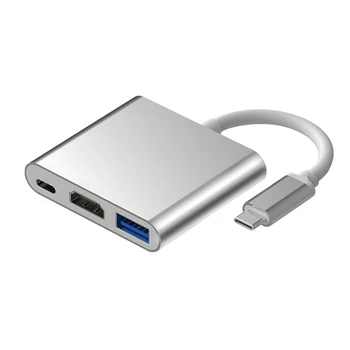 

3 in 1 USB C Type-C to HDMI Adapter For Nintend Switch 4K USB 3.0 to HDMI Video Converter for Switch NS Laptop Macbook
