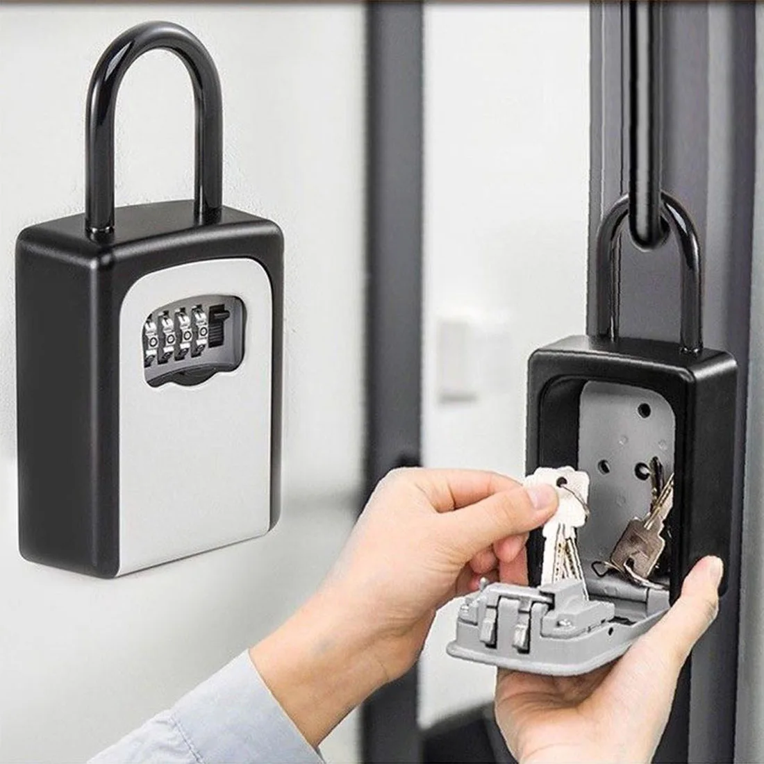 

1PCS High Quality Luggage Travel Code Lock Travel Accessories New Style 4 Digit Push Button Combination Padlock