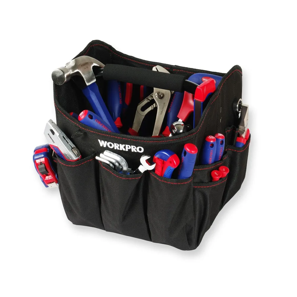 Buy WORKPRO 10" Small Tool Hand Bag Foldable Tool Kits