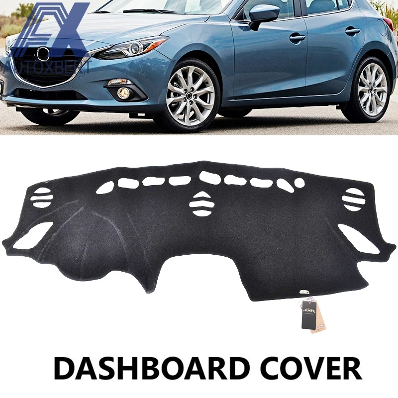

AX Xukey Dashboard Cover For Mazda 3 M3 Axela BM Dashmat Dash Mat Pad Sun Shade Dash Board Cover Carpet 2014 2015 2016 2017 2018