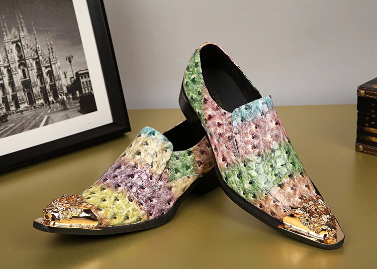 Разноцветная мужская кожаная обувь; мужские оксфорды в стиле пэчворк; модельные туфли из натуральной кожи; деловая Мужская обувь; mocassin homme