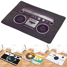 1 шт. 50*80 см мультфильм милые дверные коврики креативный 3D Ретро камера Нескользящие ковры детская спальня подкладка под ножки коврик для ванной домашний декор