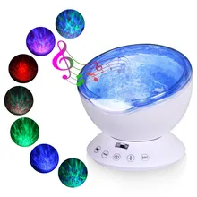 Очаровательный автомобильный орнамент, морской проекционный светильник, автомобильный Стайлинг, украшение автомобиля, удаленная версия, настольная лампа для украшения салона автомобиля