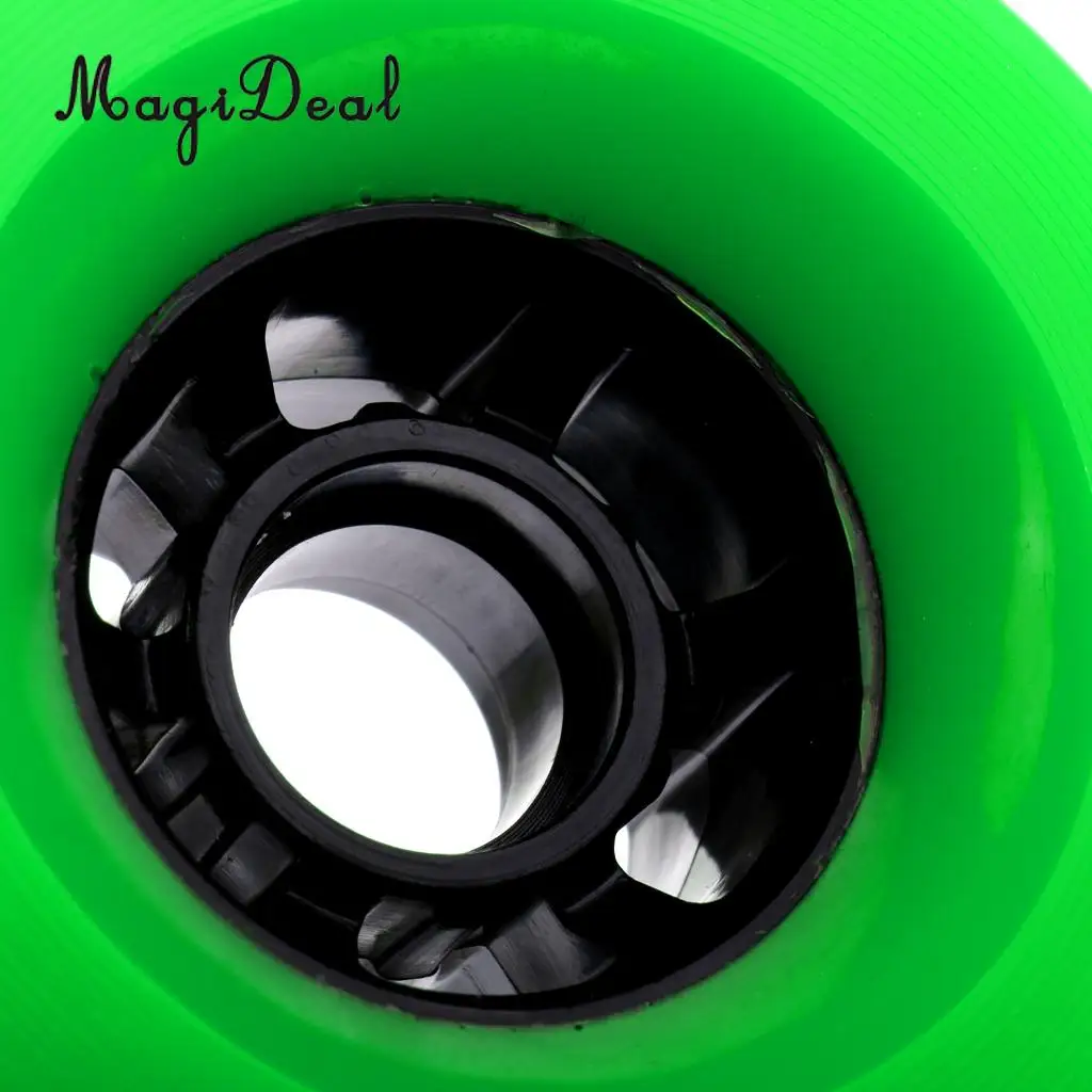 MagiDeal Solid Cruiser Longboard Bodyboard PU Wheels Colorful for Mini Cruiser Children Kids Skate Board Accessory