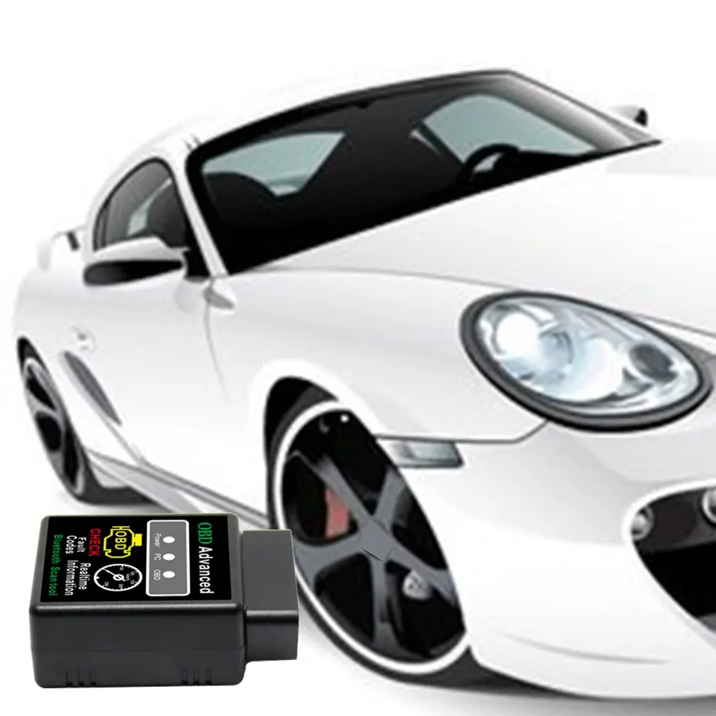 Маленький размер V1.5 Bluetooth автомобильный диагностический инструмент OBD2 ELM327 HH OBD