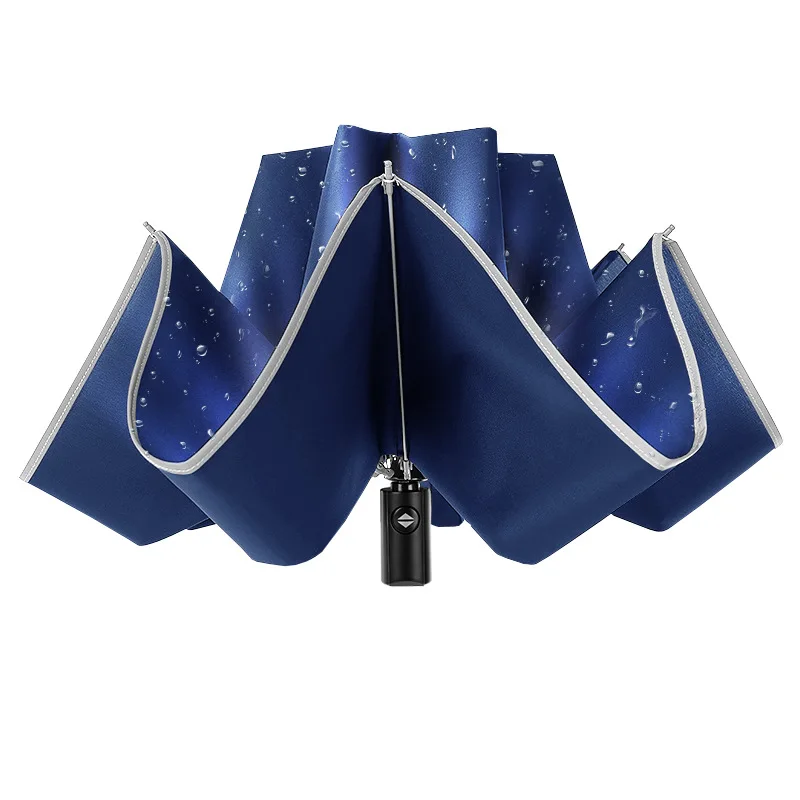 YADA Folding Automatic Cartoon cat Umbrella For Women UV Rainproof Umbrella Parasol Rain Sun Reverse Strip Umbrellas YD200053