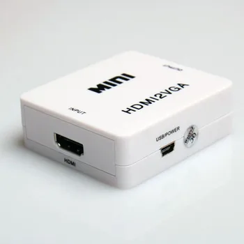 

HDMI to VGA high-definition video converter mini HDMI2VGA converter HDMI TO VGA with audio