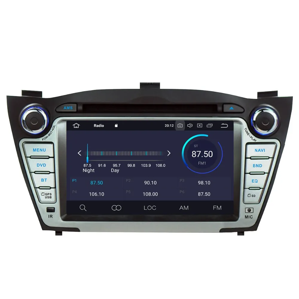 Android 9 0 2 Din Автомобильный gps навигация dvd плеер GPS для Hyundai IX35/TUCSON 2009 2015