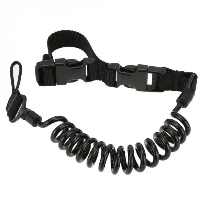 Outdoor Equipment Elastic Anti-lost Tactical Stretching Rope Key Hanging Retractable Buckle String&T8