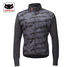 Cateye Cycling Jackets Bicycle Water Resistant Coat Windproof Keep Warm Sportswear Jacket Spring Autumn Winter Bike Clothing