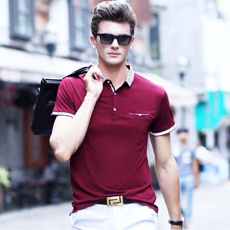 

2019 polo shirt men summer shirt polo new brand high quality top tee short sleeve cotton shirt polo golf house turn-down shirt