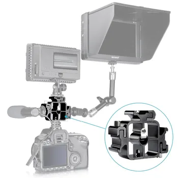 

Neewer Three-Hot Shoe Mount Mount Adapter for Flash Holder Bracket &Canon Speedlite, Fits for Canon Nikon and Other Flashes