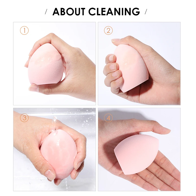 FOCALLURE спонж для макияжа, спонж для растушевки, основа для лица, тональный крем, пудра, мягкие инструменты для макияжа, косметический спонж