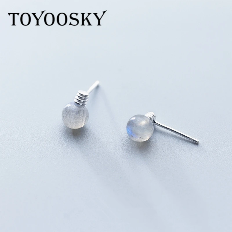 925 Твердые Настоящее серебро 925 пробы Jewelry шар любовь форма серьги гвоздики для жены подростков подруга малыш леди