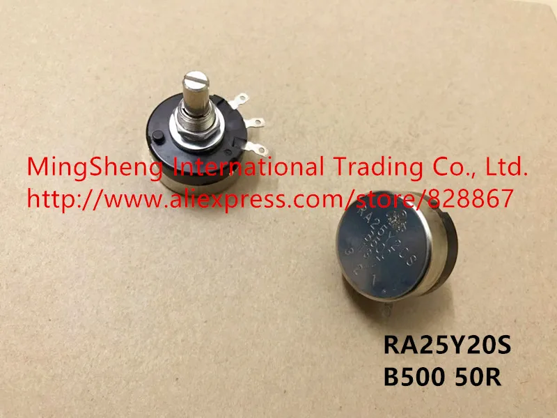 Оригинальный новый 100% одноповоротный потенциометр RA25Y20S B501 500R 1K 2K 5K 10K 20K 50R вокруг