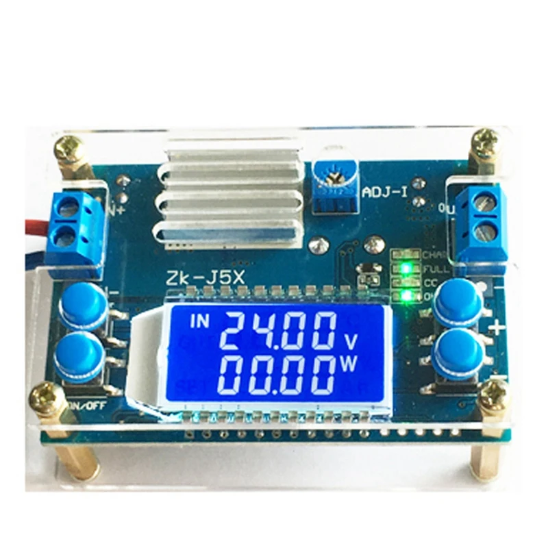 Постоянного тока 1,2-32 В 5А Постоянное Напряжение Ток ЖК-дисплей цифровой Напряжение Ток дисплей Регулируемый понижающий модуль питания плата