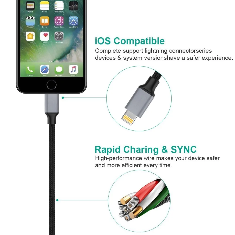 Короткие Длинные Lightning PD Быстрая зарядка type-C к iPhone кабель Lightning, Lightning к USB C кабель для iPhone X/8 Plus 18 Вт