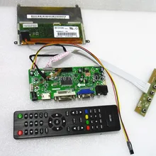 HDMI+ DVI+ VGA+ аудио ЖК-драйвер платы+ 5,6 дюйма HV056WX2-100 1280*800+ LVDS кабель+ Светодиодная панель для водителя+ клавиатура OSD+ дистанционное управление