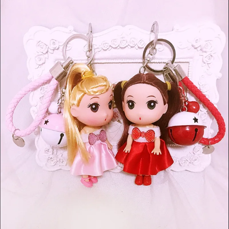 12cm Mini Cute Dolls Children's Princess Satchel Pendant Lovely Packing Beautiful Key Buckle Little Gifts for Gril | Игрушки и хобби