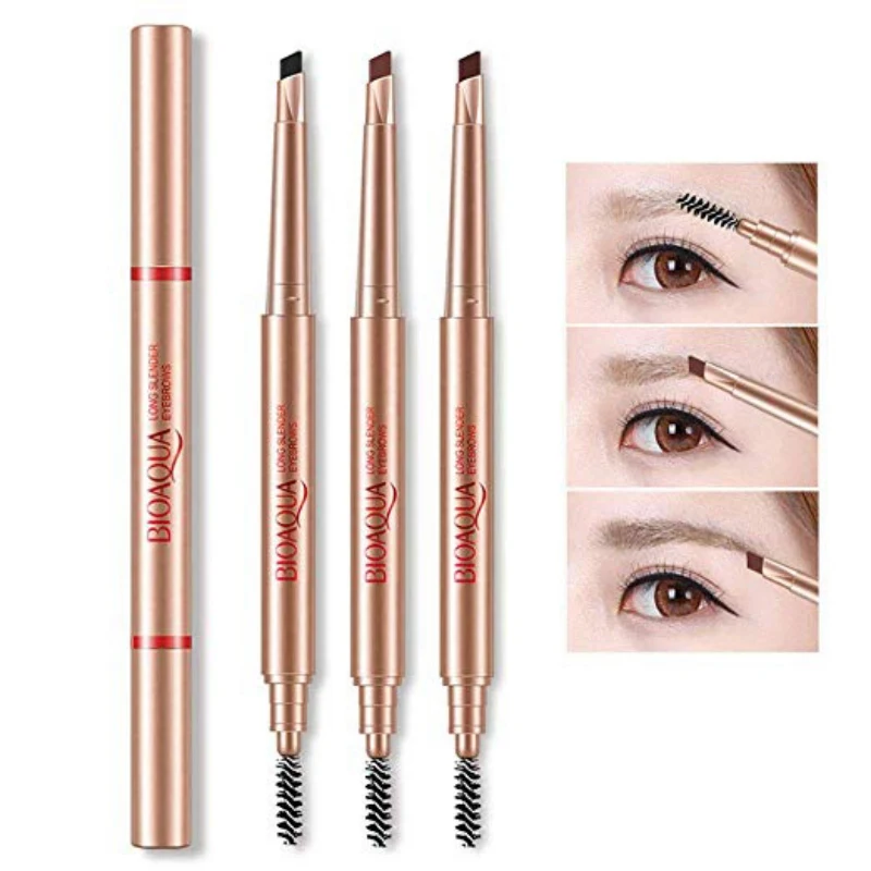 1PC Multifunction Automatic Eyebrow Pen for Long Lasting Waterproof Eyebrow Pencil With Eyebrow Makeup Brush 1PC Multifunction Automatic Eyebrow Pen for Long Lasting Waterproof Eyebrow Pencil With Eyebrow Makeup Brush