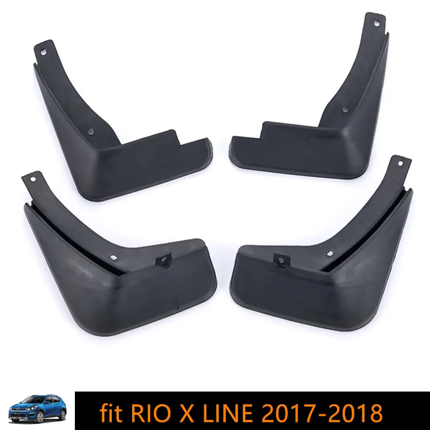 

NEW RIO X LINE 2017-2018 Mud Flaps Splash Guards Cover Car mudguards Fenders Splasher Mudflap fit KIA RIO X LINE