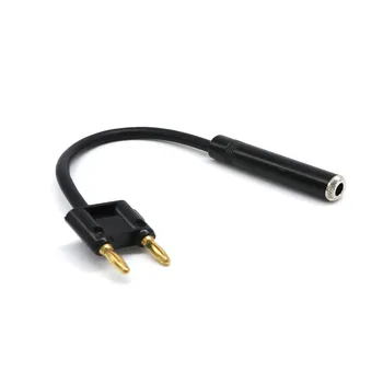

Mosunx Banana Plug Male to 1/4 Female TS Adapter Patch Speaker Cable for DJ applications 0.2M 0.5M 1M 1.5M 3M 515#2