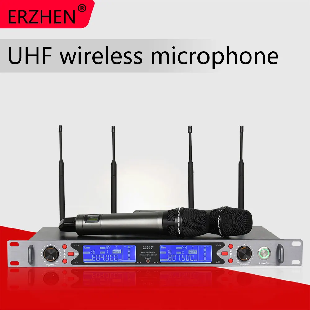 

Hot Selling Wireless Mic Professional Wireless Microphone System R-U910 High Quality Wireless Microphone
