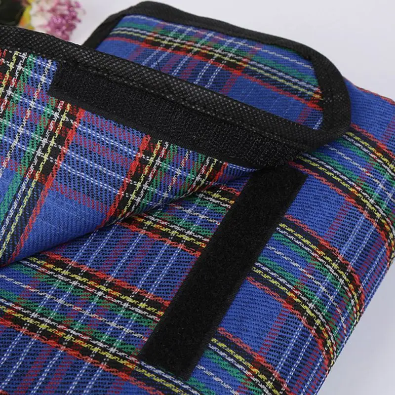 في الهواء الطلق ألياف الاكريليك منقوشة المحمولة الشاطئ رطوبة سجادة للرحلات التخييم حصيرة طوي يسهل حملها