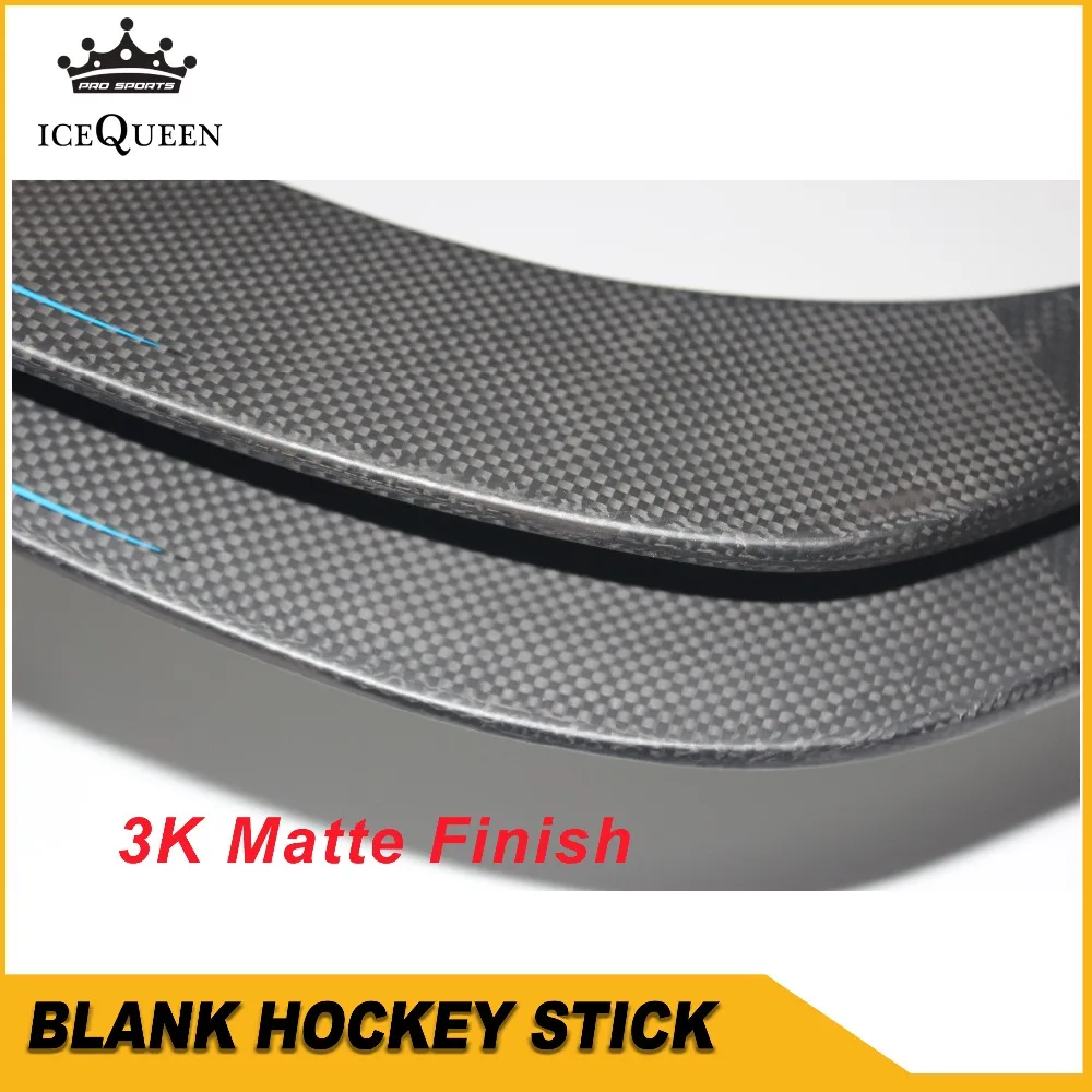 [Custom stick] Бесплатная доставка пустая хоккейная палка с Карбоновым плетением на