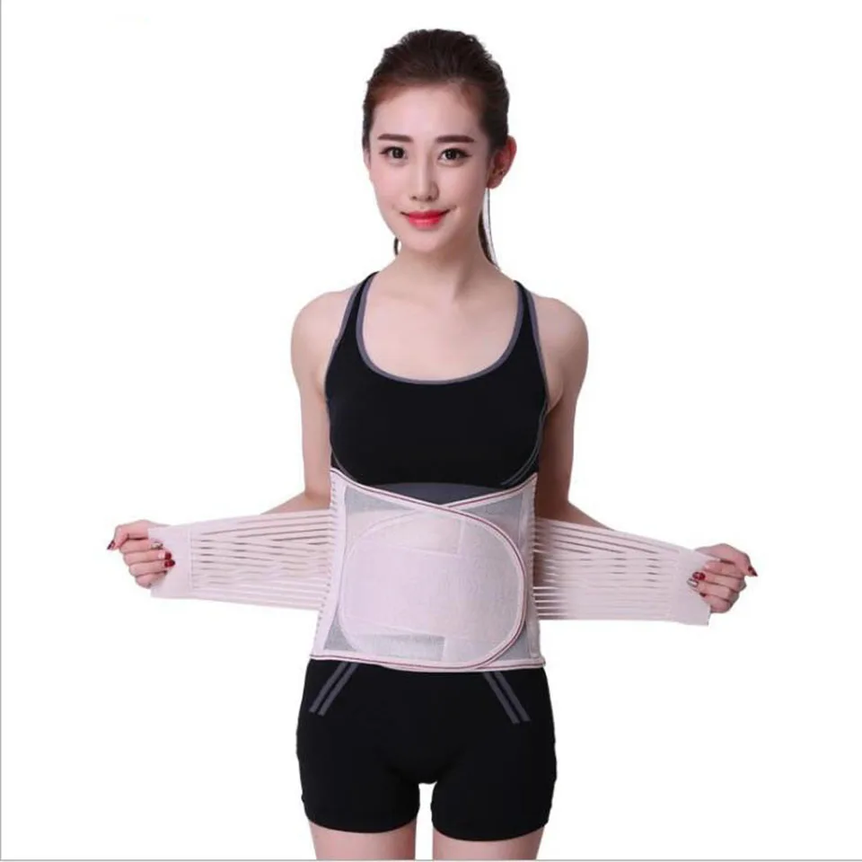 

AOFEITE Breathable Lumbar orthopedic Corset Women Medical Lower Back Support Posture Correction Waist Belt Spine Support Belts