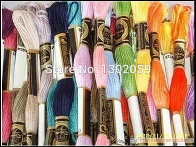 

Total 70 Pieces Thread----Choose Any Colors----Cross Stitch Embroidery Floss Yarn Thread