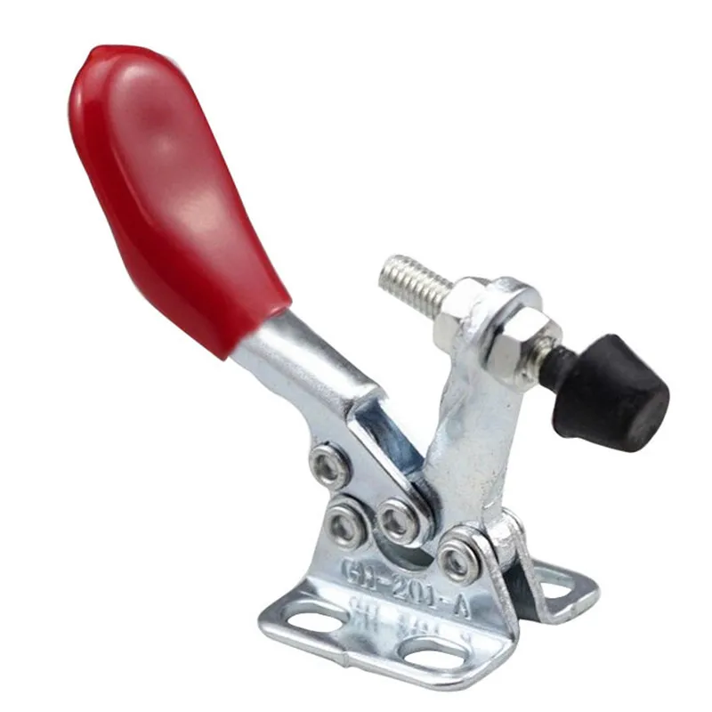 

1 Pc 60 Lbs Antislip Covered Hand Tool Toggle Clamp Horizontal Clamp 201A VE670 P0.41