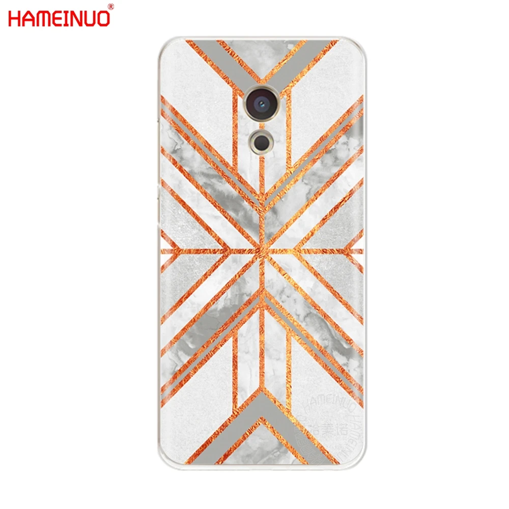 HAMEINUO мраморная линия геометрический Графический чехол для Meizu M6 M5 M5S M2 M3 M3S MX4 MX5 MX6