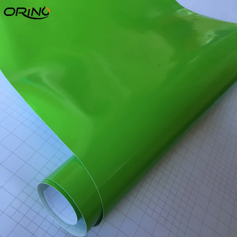Apple Green Glossy Vinyl Wrap Sticker-2