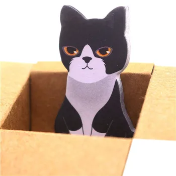 

3D Cartoon Kawaii Paper Scrapbooking Cat Dog Stickers Cute Korean Stationery Sticky Notes Diary School Supplies Post It Memo Pad