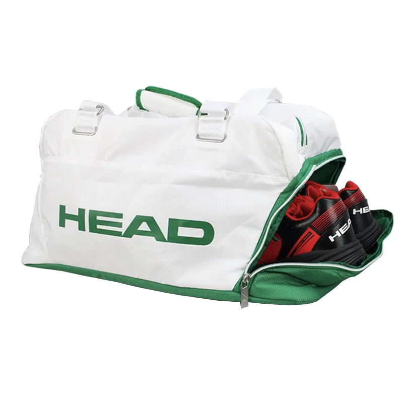 Модная брендовая спортивная сумка для тенниса и бадминтона, Профессиональная Большая мужская спортивная сумка с сумкой для обуви