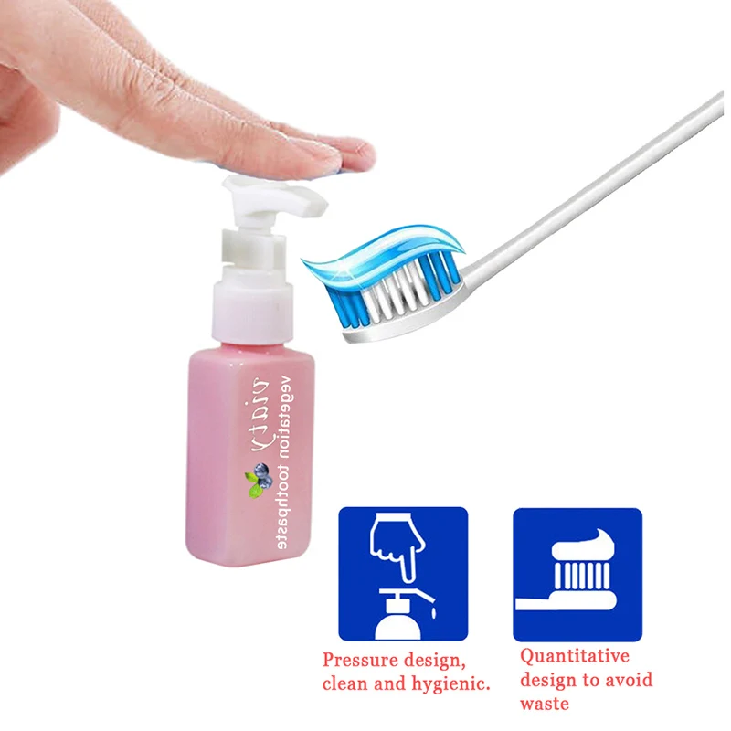 

Best Stain Remover Whitening Toothpaste Anti Bleeding Gums Press Type Fresh Toothpaste QQ99