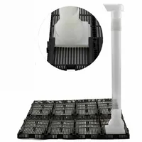 aquarium fish tank under gravel filter bottom sand filter 12/16/20/24/28/32 pcs plates+ extensible pipe 1