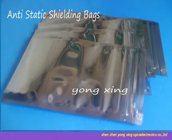 

Freeshipping!100pcs X Anti Static Shielding Bags40X24mm ESD shielding bag Zip-Top Zipper Top Semi Transparent Waterproof Bag