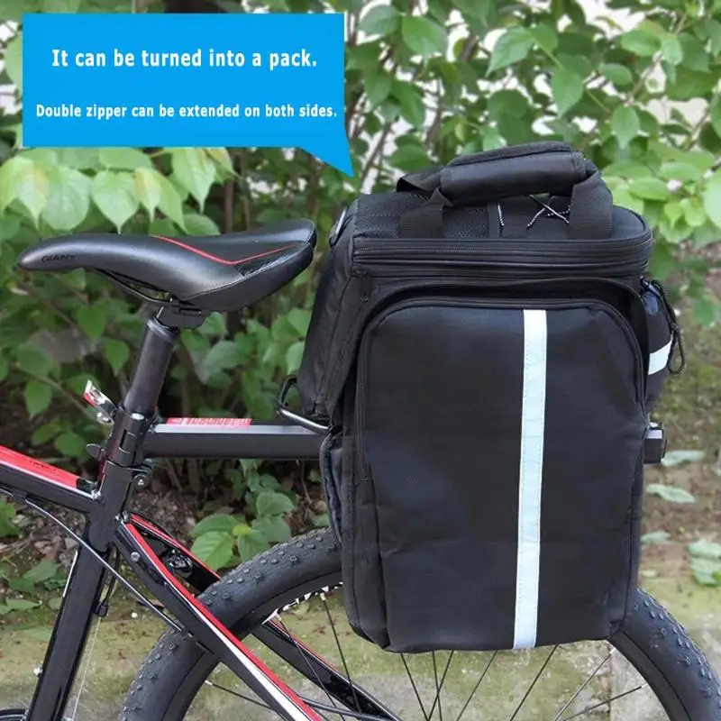 Большой велосипед задние сиденья мешок горный велосипед несущей стойки сиденья магистральные сумки на ремне сумки с дождевик велосипед