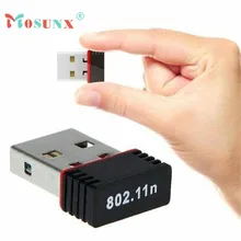 Горячая MOSUNX беспроводной 150 Мбит/с USB адаптер WiFi 802.11n 150 м Сетевая Lan Карта 1112