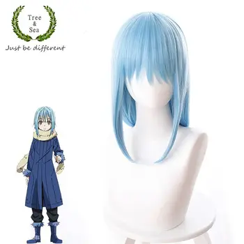 

Tokyo Anime That Time I Got Reincarnated as a Slime Rimuru Tempest cosplay wig women blue hair wig costumes