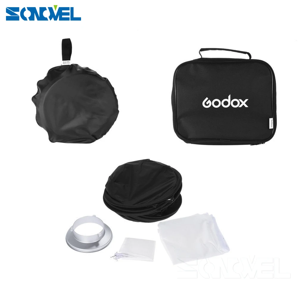 Godox 60x60 см 24 &quotx24&quot складной софтбокс рассеиватель вспышки Bowens Mount для AD600B AD600BM 60*60