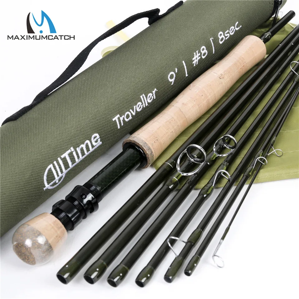 4 PC IM6 5 WT 9 FT FLY ROD BUILDING  KIT TWO TIPS sold by Roger 